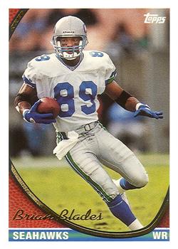 Brian Blades Seattle Seahawks 1994 Topps NFL #417